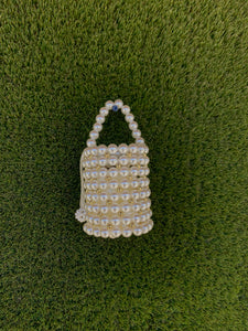 Mini pearl handbag