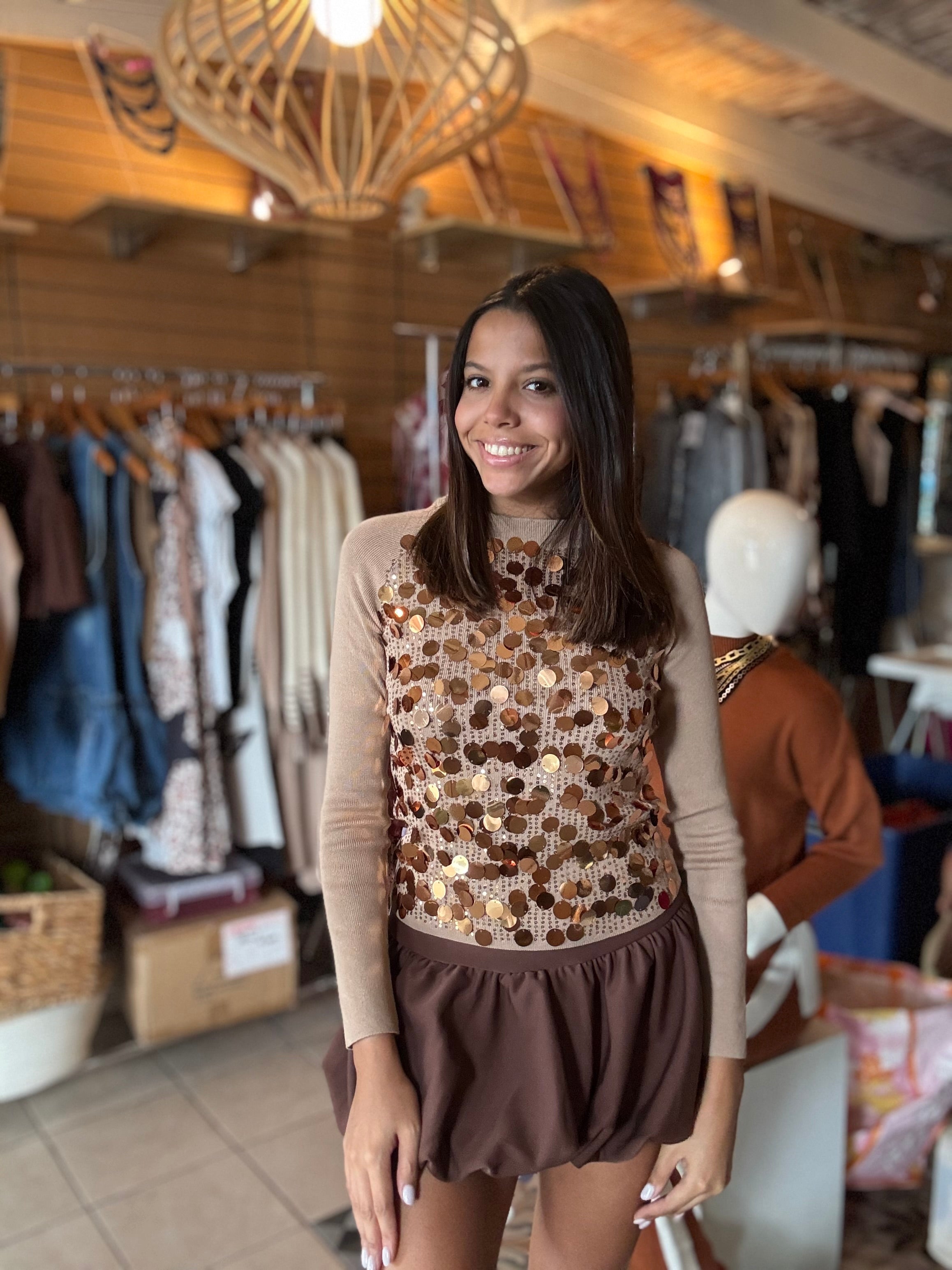 Sequin Sweater