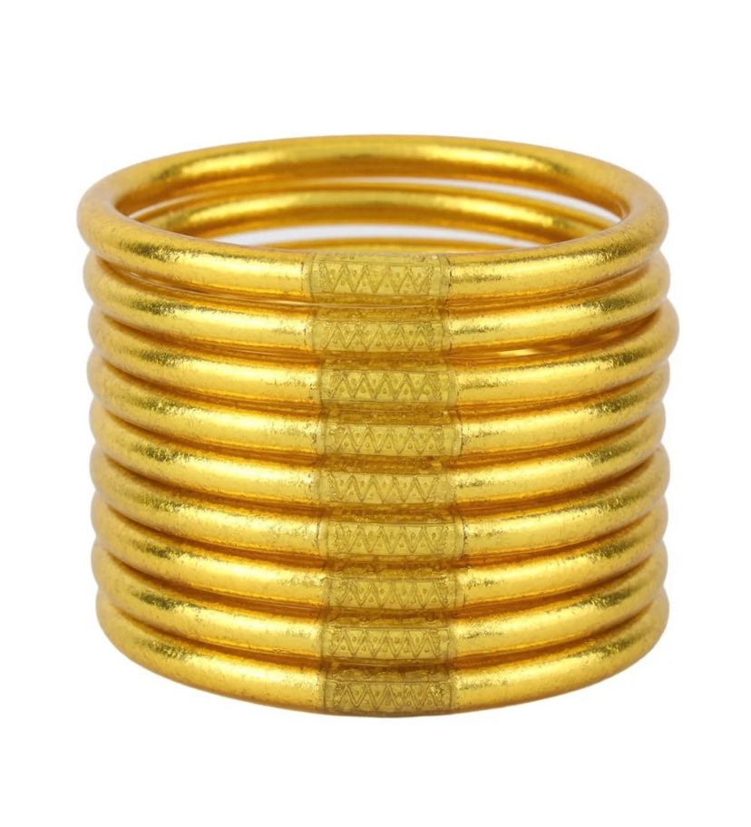 Gold Weather Bangles