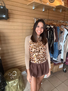 Bubble Skort Mocha