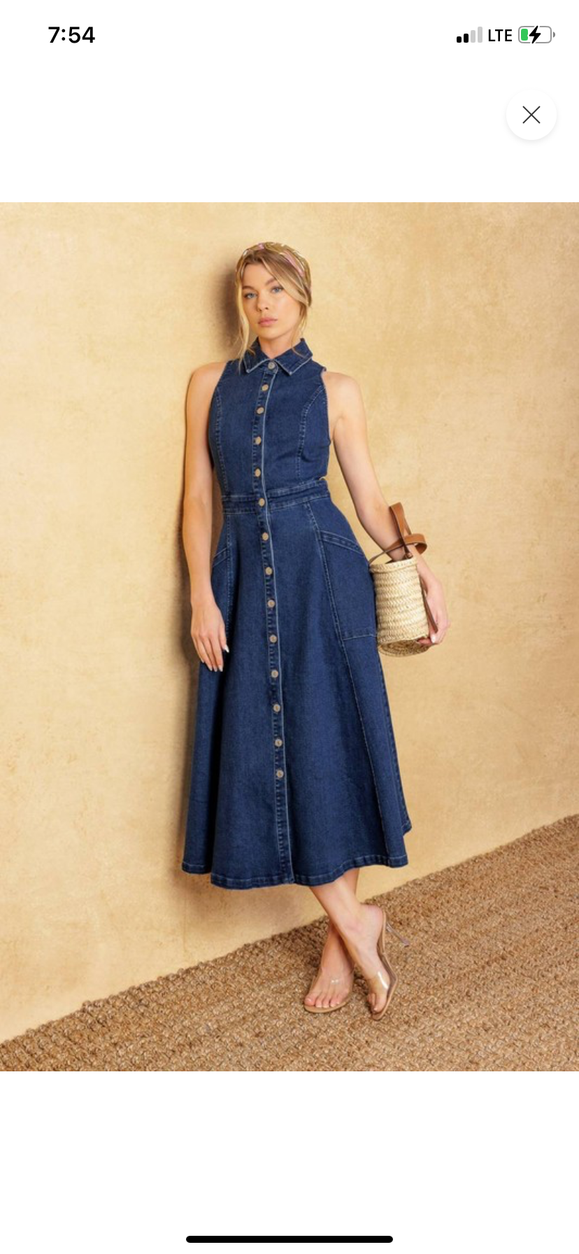 Carrie Denim Dress