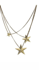 Brazil 3 Layers Star Necklace