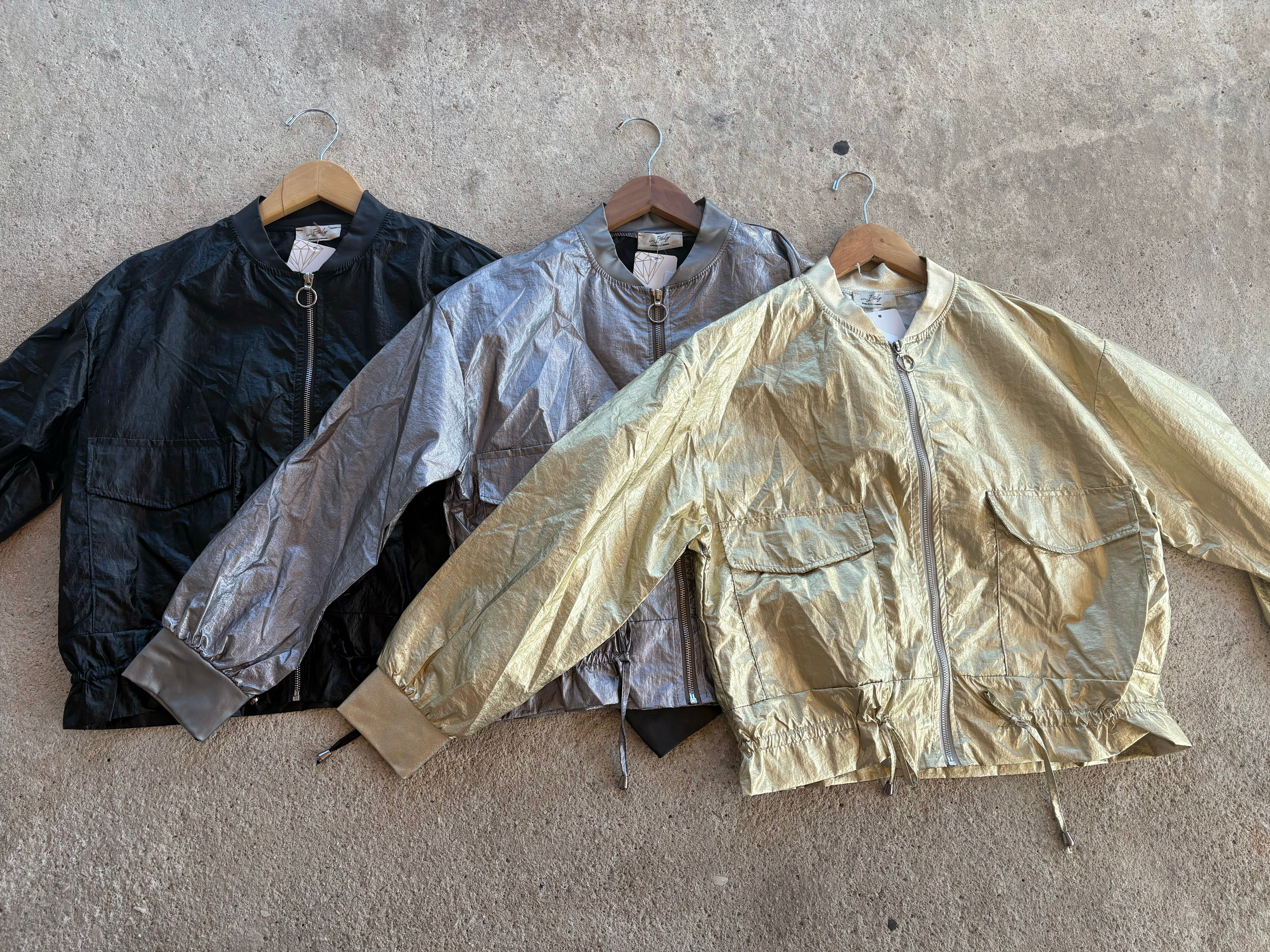 Metallic Windbreaker