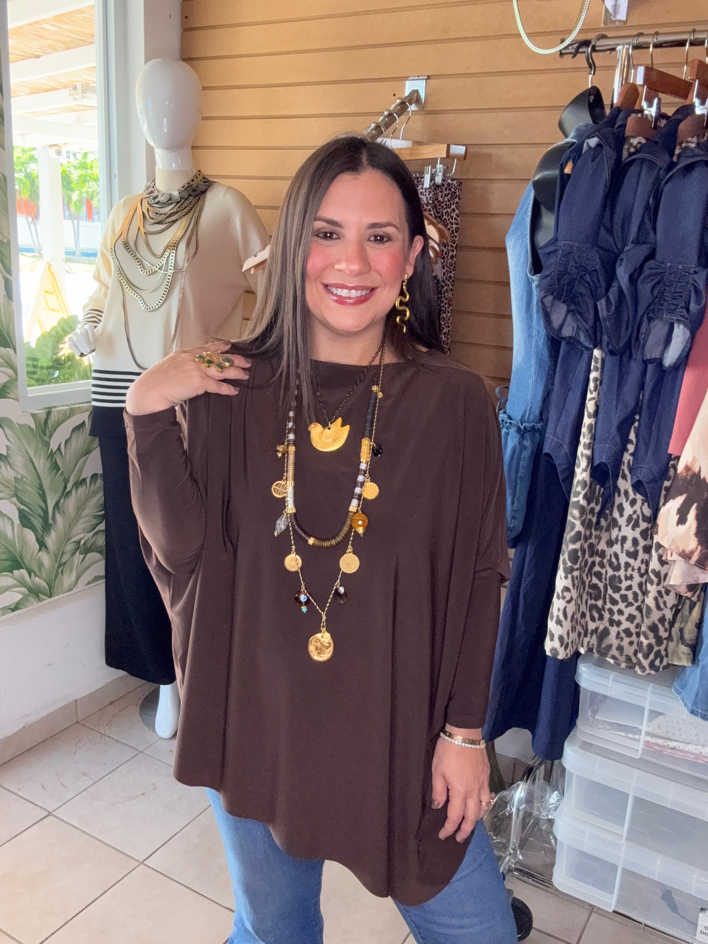 Moccha Chocolate Selma Tunic