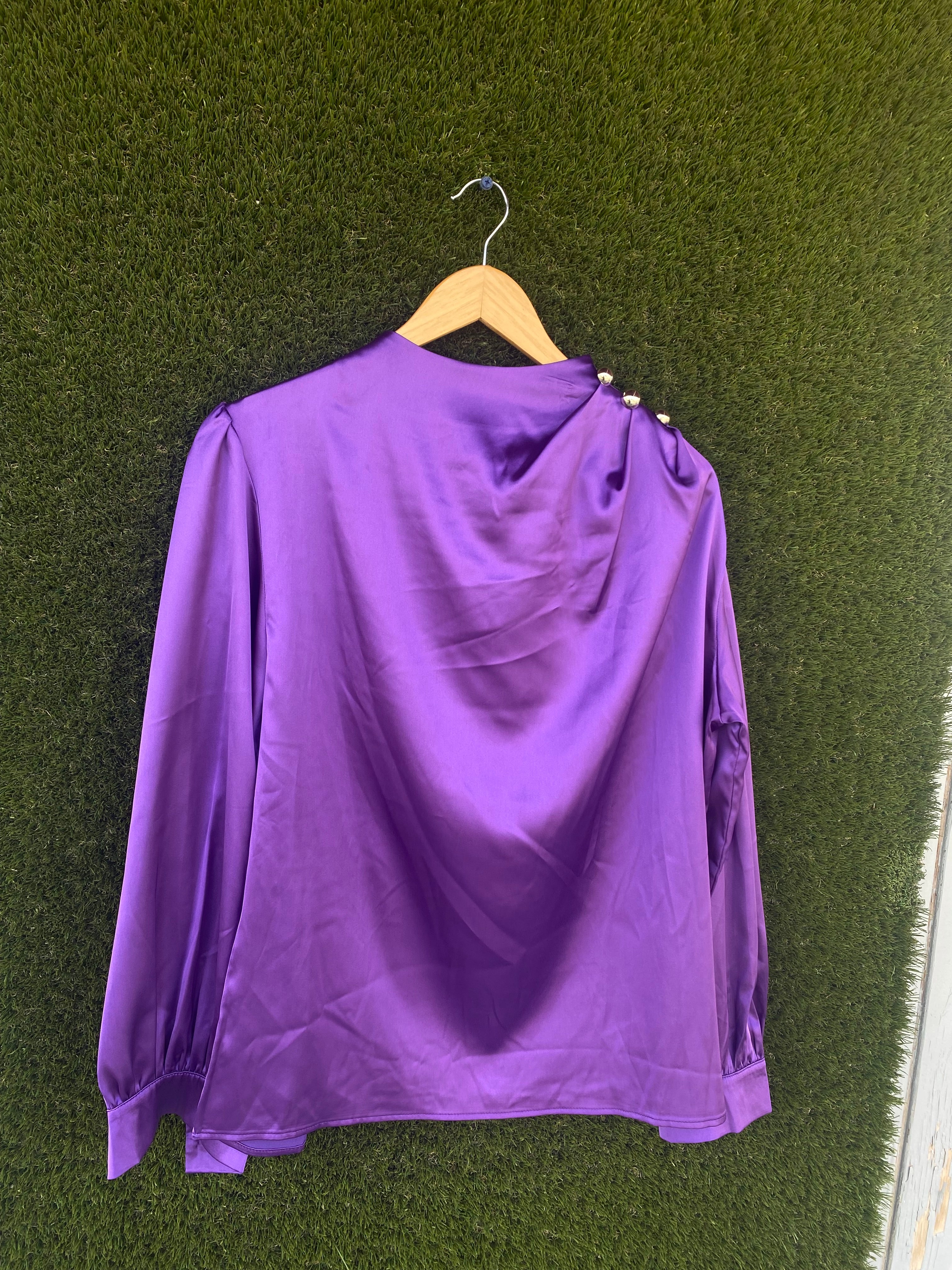 Vanessa Purple Blouse