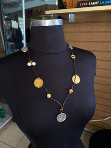 Dracma Leather Necklace