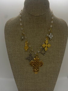 Byzantine Multi Crosses Necklace